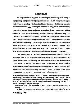Huy động vốn tại Ngân hàng Công thương Bến Thuỷ - TP. Vinh