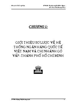 Kế toán huy động vốn và những biện pháp nâng cao hiệu quả công tác kế toán huy động vốn tại Ngân hàng quốc tế chi nhánh GÒ Vấp