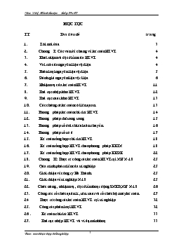 Kế toán nguyên vật liệu tại Xí nghiệp X18