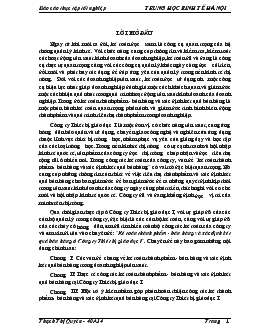 Kế toán thành phẩm - Bán hàng và xác định kết quả bán hàng ở Công ty Thiết bị giáo dục I