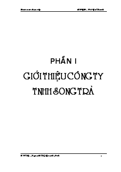 Kế toán vốn bằng tiền và các khoản thu tại Công ty TNHH Song Trà