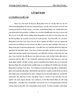 KINH TẾ NHÀ NƯỚC trong NỀN KINH TẾ Thị trường ĐỊNH HƯỚNG XHCN Ở Việt Nam