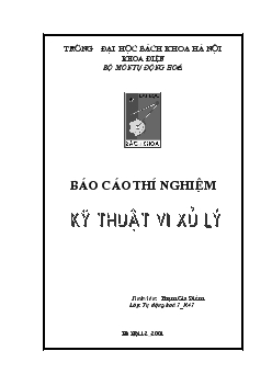 Kỹ thuật vi xử lý