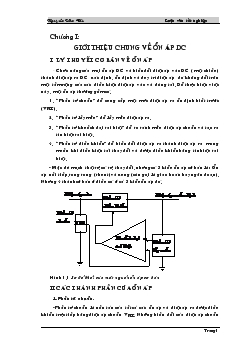 Luận văn Tốt nghiệp: Ổn áp DC