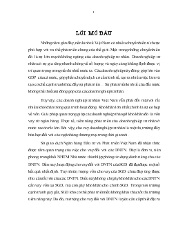 Mở rộng cho vay đối với các doanh nghiệp tư nhân của Sở Giao dịch Ngân hàng đầu tư và phát triển Việt Nam
