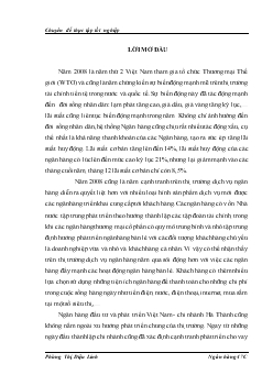 Mở rộng cho vay tiêu dùng tại Ngân hàng đầu tư và phát triển Việt Nam – chi nhánh Hà Thành