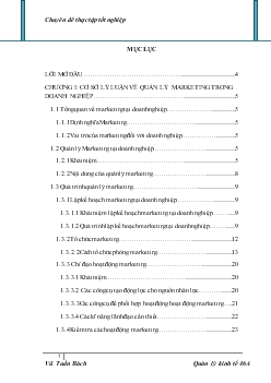 Một số giải pháp hoàn thiện hoạt động quản lý Marketing trong Công ty cổ phần công nghệ Intelpool với nhóm sản phẩm về bể bơi thông Minh