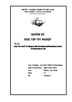 Một số vấn đề về công tác đền bù thiệt hại giải phóng mặt bằng ở Thành phố Hà Nội