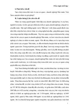 Nạn chảy máu chất xám ở các cơ quan - Doanh nghiệp Nhà nước Việt Nam, nguyên nhân và giải pháp