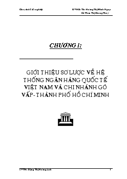 Nâng cao hiệ quả huy động vốn tại Ngân hàng công quốc tế chi nhánh Gò Vấp