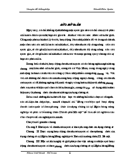 Nâng cao hiệu quả hoạt động thanh toán quốc tế theo phương thức tín dụng chứng từ tại Ngân hàng nông nghiệp và phát triển nông thôn Thành phố Hà Nội