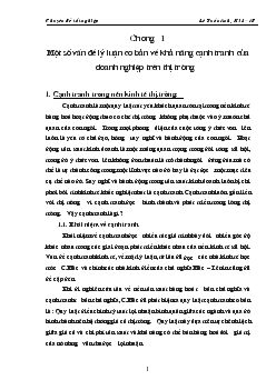 Nâng cao khả năng cạnh tranh ở Công ty cổ phần Mỹ nghệ xuất nhập khẩu Hà Nội (HANARTEX)