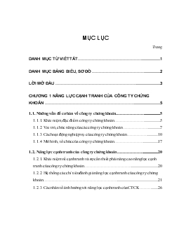 Nâng cao năng lực cạnh tranh của Công ty chứng khoán Ngân hàng thương mại cổ phần Nhà Hà Nội
