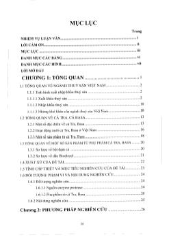 Nghiên cứu xử lý phụ phế phẩm cá Tra, cá Basa bằng phương pháp enzyme