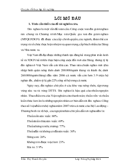 Những giải pháp nâng cao hiệu quả mô hình thanh niên nông thôn tham gia xoá đói giảm nghèo