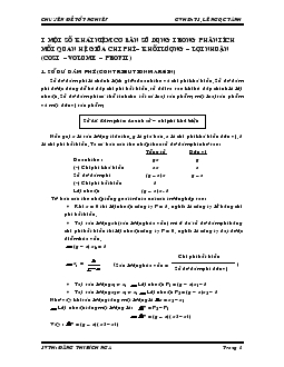 Phân tích quan hệ C-V-P (chi phí – khối lượng – lợi nhuận) tại Công ty cổ phần cao su Sài Gòn Kim Đan