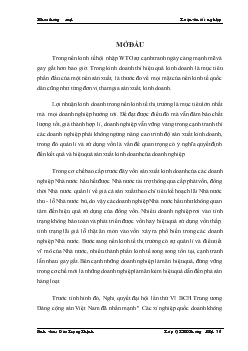 Phân tích tình hình và hiệu quả sử dụng vốn tại Công ty TNHH Vận Tải Biển Trường Giang
