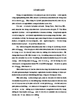 Phân tích tổng doanh thu của Khách sạn Sông Nhuệ thời kì 1996 - 2000