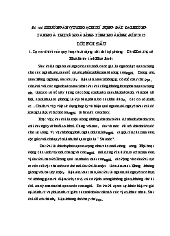 Phương án quy hoạch sử dụng đất đai phường Tân Hoà - Thị xã Hoà Bình - Tỉnh Hoà Bình đến 2015