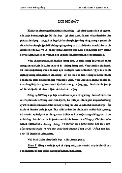 Phương hướng và một số biện pháp nâng cao hiệu quả của công tác quản lý vốn sản xuất kinh doanh Công ty 20 - Tổng cục hậu cần