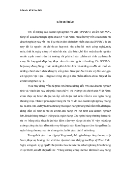 Tăng cường công tác bảo đảm tiền vay bằng tại sản đối với các doanh nghiệp nhỏ và vừa tại Sở giao dịch I-Ngân hàng Công thương Việt Nam