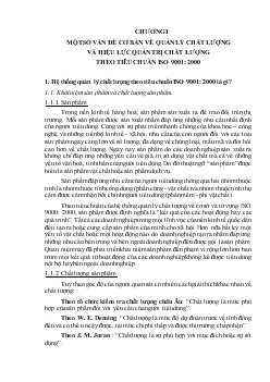 Tăng cường hiệu lực quản trị chất lượng theo tiêu chuẩn ISO 9001:2000 tại Công ty cổ phần ô tô TMT
