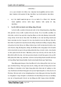 Thanh toán không dùng tiền mặt tại Ngân hàng nông nghiệp và phát triển nông thôn tỉnh Nam Định