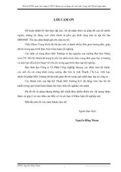 Thiết kế hệ thống xử lý nước thải công ty cổ phần công nghiệp Masan