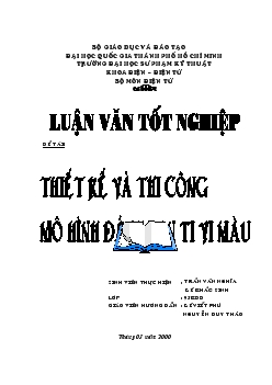 Thiết kế và thi công mô hình đánh pan tivi
