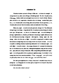 Thực trạng người cao tuổi & Một số giải pháp chăm sóc sức khoẻ cho người cao tuổi ở Việt Nam