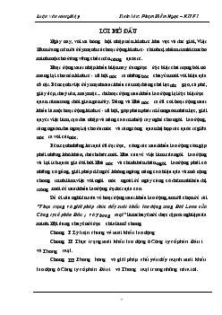 Thực trạng và giải pháp thúc đẩy xuất khẩu lao động sang Đài Loan của Công ty cổ phần Đầu tư và Thương mại
