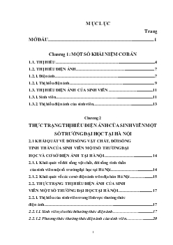 Tìm hiểu thị hiếu điện ảnh của sinh viên Một số trường đại học tại Hà Nội