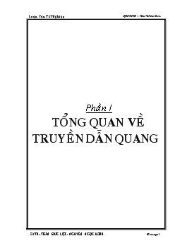 Truyền dẫn quang