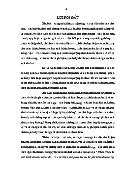 Báo cáo Phân tích chi phí kinh doanh nhằm đưa ra các biện pháp tiết kiệm chi phí kinh doanh tại chi nhánh giao dịch Công ty liên doanh fnb (có )