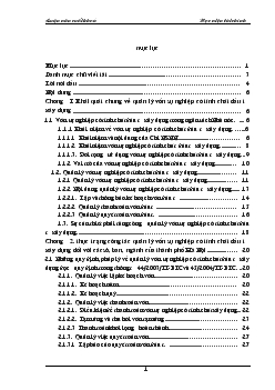 Các giải pháp quản lý vốn sự nghiệp có tính chất đầu tư xây dựng đối với các Sở, Ban, Ngành của thành phố Hà Nội”