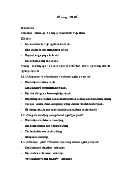 Chiến lược nhân lực ở Công ty vận tải BIC Việt Nam