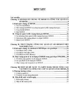 Công tác quản lý và sử dụng bảo hiểm xã hội tại cơ quan bảo hiểm xã hội Việt Nam