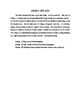 Công ty cổ phần hoá chất công nghiệp Tân Long (KT)