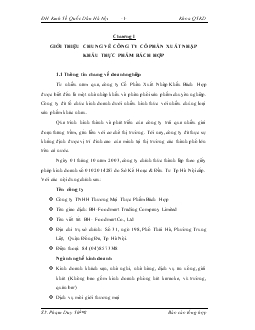 Công ty cổ phần thương mại thực phẩm Bách Hợp (QT)