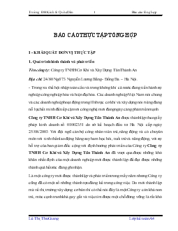 Công ty TNHH Cơ Khí và Xây Dựng Tân Thành An (
