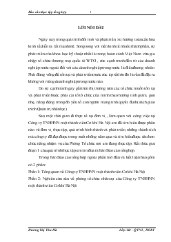 Công ty TNHHNN một thành viên Cơ khí Hà Nội (QTNL)