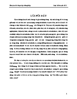 Giải pháp huy động vốn phát triển cơ sở hạ tầng giao thông đường bộ Việt Nam giai đoạn 2001-2010