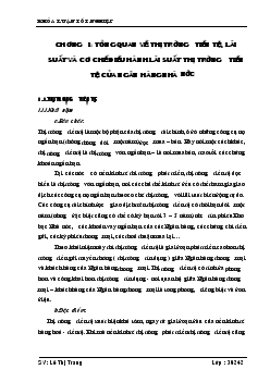 Giải pháp nhằm xây dựng cơ chế điều hành l•i suất thị trường tiền tệ của Ngân hàng nhà nước Việt Nam