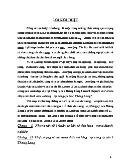 Hoàn thiện các hình thức trả lương tại Công ty cầu I Thăng Long