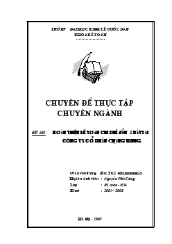 Hoàn thiện kế toán chi phí sản xuất tại Công ty Cổ phần Quang Trung