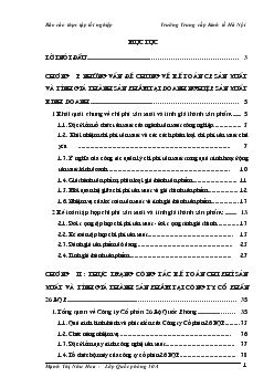 Kế toán chi phí sản xuất và tính giá thành sản phẩm tại Công ty Cổ phần 26 - BQP