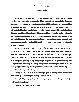 Kế toán nghiệp vụ bán hàng và xác định kết quả kinh doanh Công ty cổ phần thương mại và dịch vụ kỹ thuật Đông Nam Á