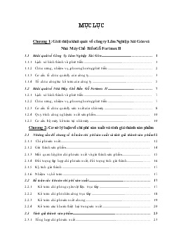 Kế toán tại Công ty lâm nghiệp Sài Gòn và nhà máy chế biến gỗ forimex II
