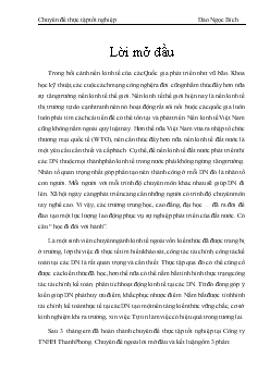 Kế toán thành phẩm và tiêu thụ thành phẩm tại Công ty TNHH Thanh Phong