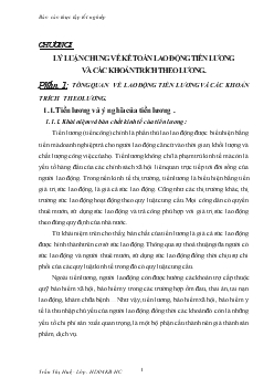 Kế toán tiền lương và các khoản trích theo lương tại Công ty vận tải Biển Đông